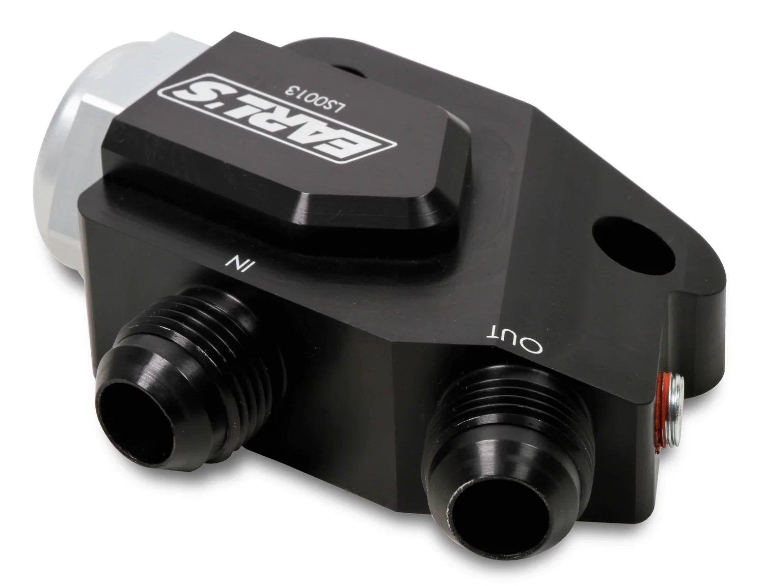 Earls LS Side Mount Oil Cooler Adapter - LS0013ERL